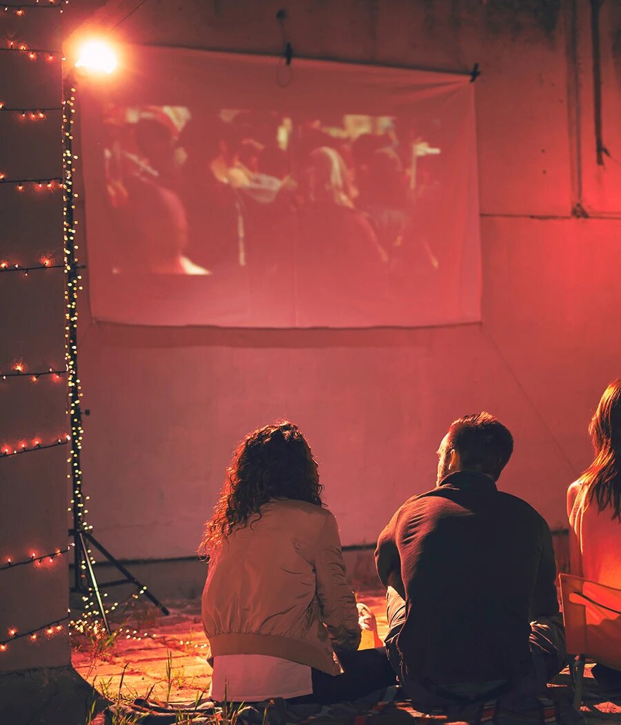 Smart projector for home entertainment